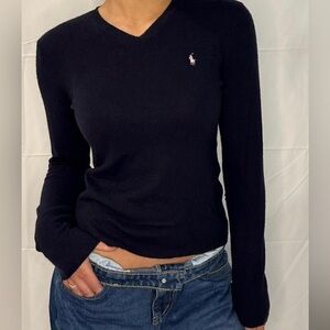 Ralph Lauren long sleeve top v neck